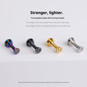 S-PartS Titanium Alloy Birdy Front and Rear Wheel Positioning Bolt Set