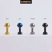 S-PartS Titanium Alloy Birdy Front and Rear Wheel Positioning Bolt Set