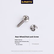 S-PartS Titanium Alloy Birdy Front and Rear Wheel Positioning Bolt Set