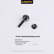 S-PartS Titanium Alloy Birdy Front and Rear Wheel Positioning Bolt Set