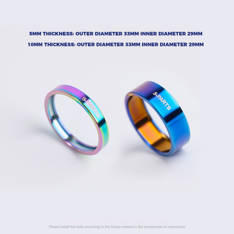 S-PartS Titanium Alloy Headset Spacers