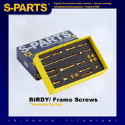 S-PartS titanium birdy frame screw set