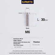 S-PartS Titanium Seatpost Clamp Wedge Bolt for SL9 / SL8 / SL7 / SL6 / Venge – Lightweight & Durable Upgrade