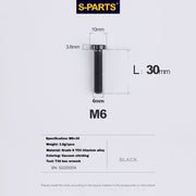 S-PartS Titanium Seatpost Clamp Wedge Bolt for SL9 / SL8 / SL7 / SL6 / Venge – Lightweight & Durable Upgrade