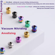 S-Grade TC4 Titanium Alloy Chainring Screws for 3.5 / 7 / 8.5 / 10MM SRAM AXS Road Bikes