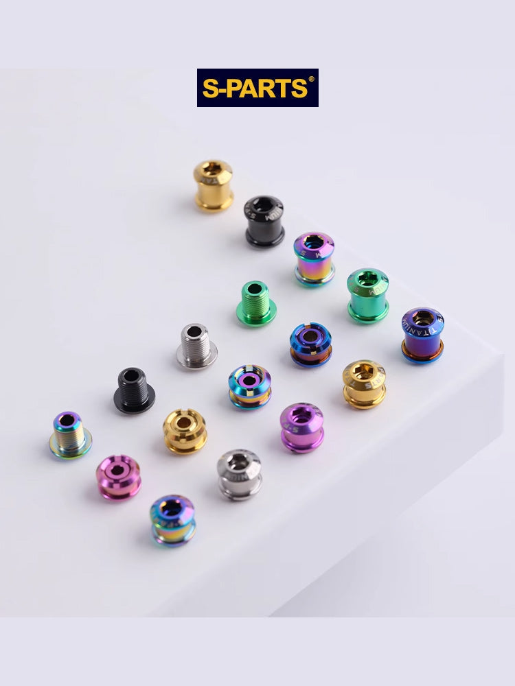 S-Grade TC4 Titanium Alloy Chainring Screws for 3.5 / 7 / 8.5 / 10MM SRAM AXS Road Bikes