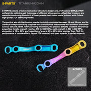 S-PARTS 3D-Printed Titanium Flat Mount Brake Adapter Shimano R8170