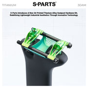 S-PARTS 3DAM Titanium Seatpost Hardware Kit for Cervélo S5 — 3D Printed — 2026 Compatible