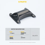 S-PARTS 3DAM Titanium Seatpost Hardware Kit for Cervélo S5 — 3D Printed — 2026 Compatible 3D Seatpost Base Black