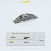 S-PARTS 3DAM Titanium Seatpost Hardware Kit for Cervélo S5 — 3D Printed — 2026 Compatible Saddle Clamp Titanium