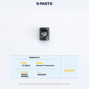 S-PARTS 3DAM Titanium Seatpost Hardware Kit for Cervélo S5 — 3D Printed — 2026 Compatible Cylindrical Nut Black