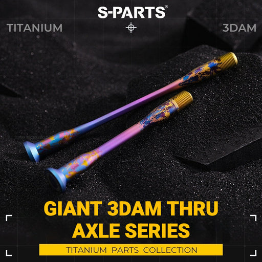 S-PARTS 3DAM Titanium Thru Axle Kit for Giant Road Bikes