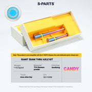 S-PARTS 3DAM Titanium Thru Axle Kit for Giant Road Bikes