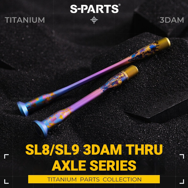 S-PARTS 3DAM Titanium Thru Axle Kit for Specialized Tarmac SL8 SL9