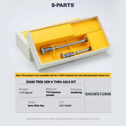 S-PARTS 3DAM Titanium Thru Axle Kit for Trek Madone Gen 8 and Émonda
