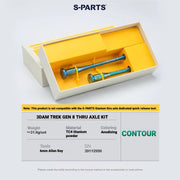 S-PARTS 3DAM Titanium Thru Axle Kit for Trek Madone Gen 8 and Émonda