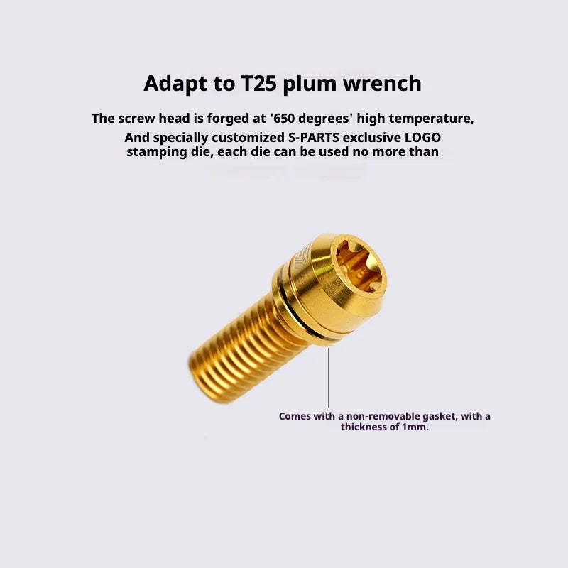 S-PARTS A2 M5 Titanium Screws