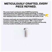S-PARTS A2 Titanium UMBRELLA HEAD M5 × 8