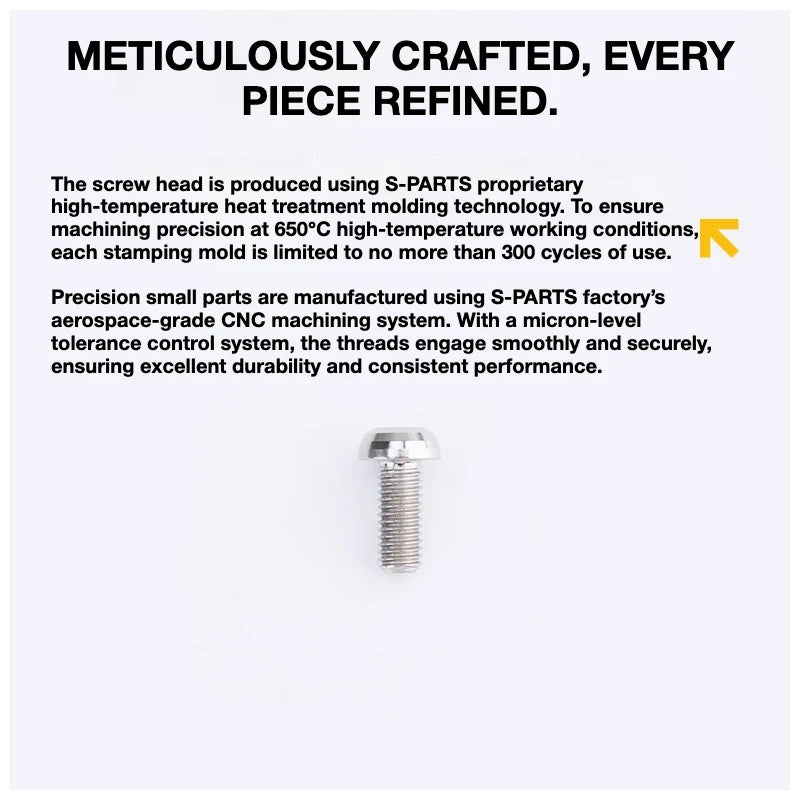 S-PARTS A2 Titanium UMBRELLA HEAD M5 × 8