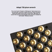 S-PARTS A3 M4 Umbrella Head Self-Tapping Titanium Screws — L12–20mm D10
