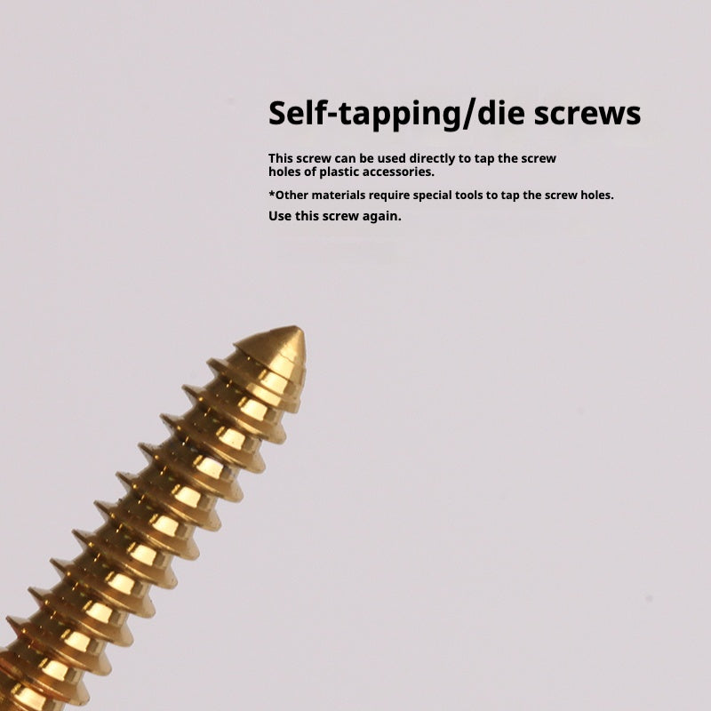 S-PARTS A3 M4 Umbrella Head Self-Tapping Titanium Screws — L12–30mm D8.5