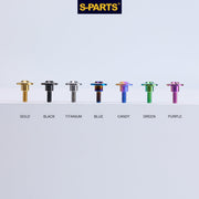S-PARTS A3 M5 Umbrella Head Step Titanium Screws — Multiple Configurations
