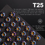 S-PARTS A3 Series M5 Titanium Alloy Screws Bolts Standard Parts for Motorcycles and Cars