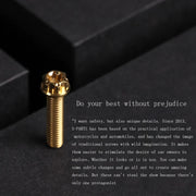 S-PARTS A3 Series M5 Titanium Alloy Screws Bolts Standard Parts for Motorcycles and Cars