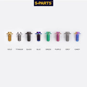 S-PARTS A3 Umbrella Head M5 L06-55mm D10 Motorcycle Electric Vehicle Titanium Screw