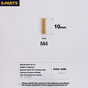S-PARTS Titanium Derailleur Adjustment Screws | Front / Rear Limit & Tension Fine-Tuning Bolts for Road Mountain Bike - Detail 15