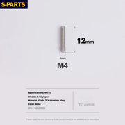 S-PARTS Titanium Derailleur Adjustment Screws | Front / Rear Limit & Tension Fine-Tuning Bolts for Road Mountain Bike - Detail 25