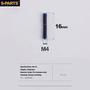 S-PARTS Titanium Derailleur Adjustment Screws | Front / Rear Limit & Tension Fine-Tuning Bolts for Road Mountain Bike - Detail 34
