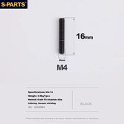 S-PARTS Titanium Derailleur Adjustment Screws | Front / Rear Limit & Tension Fine-Tuning Bolts for Road Mountain Bike - Detail 35