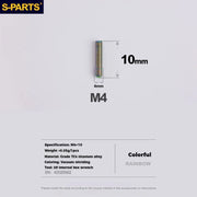 S-PARTS Titanium Derailleur Adjustment Screws | Front / Rear Limit & Tension Fine-Tuning Bolts for Road Mountain Bike - Detail 54