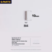S-PARTS Titanium Derailleur Adjustment Screws | Front / Rear Limit & Tension Fine-Tuning Bolts for Road Mountain Bike - Detail 55