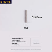 S-PARTS Titanium Derailleur Adjustment Screws | Front / Rear Limit & Tension Fine-Tuning Bolts for Road Mountain Bike - Detail 70
