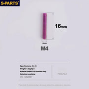 S-PARTS Titanium Derailleur Adjustment Screws | Front / Rear Limit & Tension Fine-Tuning Bolts for Road Mountain Bike - Detail 84