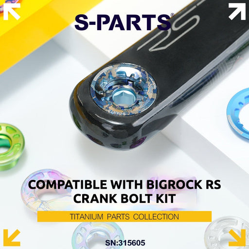 S-PARTS Titanium Crank Bolt Kit