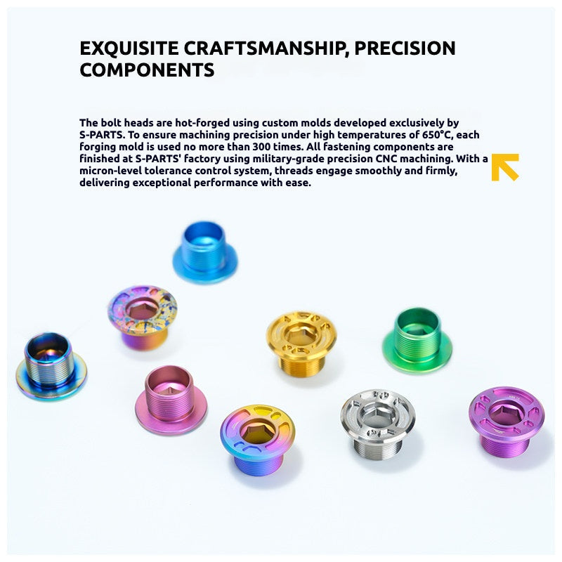 S-PARTS Titanium Crank Bolt Kit