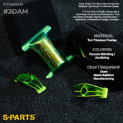 S-PARTS Cannondale SystemSix Gen 5 3D-Printed Titanium Saddle Clamp Yoke Kit