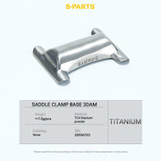 S-PARTS Cannondale SystemSix Gen 5 3D-Printed Titanium Saddle Clamp Yoke Kit Saddle Clamp Base