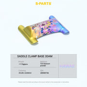 S-PARTS Cannondale SystemSix Gen 5 3D-Printed Titanium Saddle Clamp Yoke Kit Saddle Clamp Base Hawaii