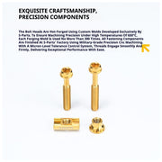 S-PARTS Colnago Y1 / V5RS Titanium Seatpost Balance Bolt Kit — Straight / Rear-Offset