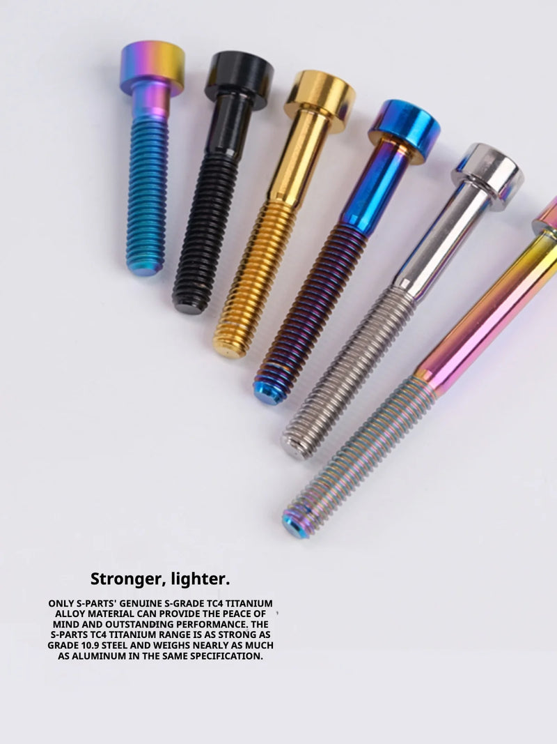 S-PARTS Column Head Series M5 L10-80mm Titanium Screws