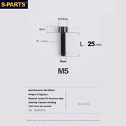 S-PARTS Column Head Series M5 L10-80mm Titanium Screws