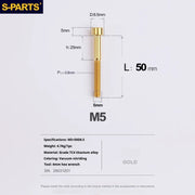 S-PARTS Column Head Series M5 L10-80mm Titanium Screws