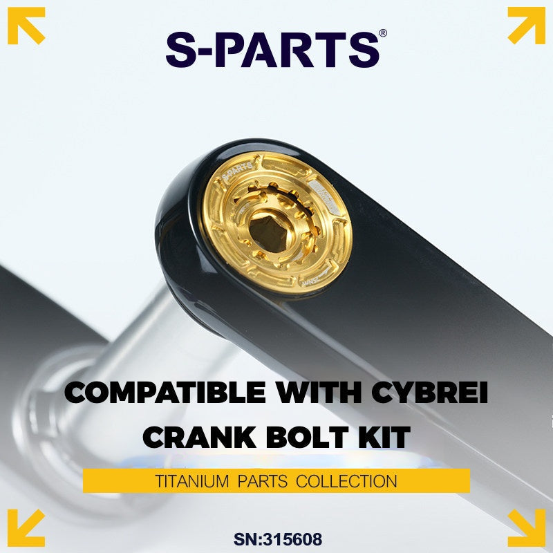 S-PARTS Titanium Crank Bolt Kit