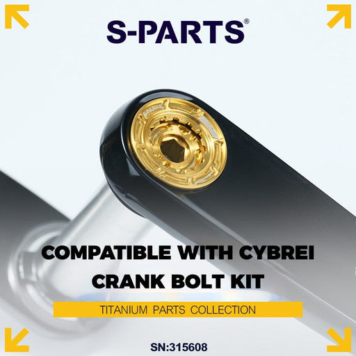 S-PARTS Titanium Crank Bolt Kit