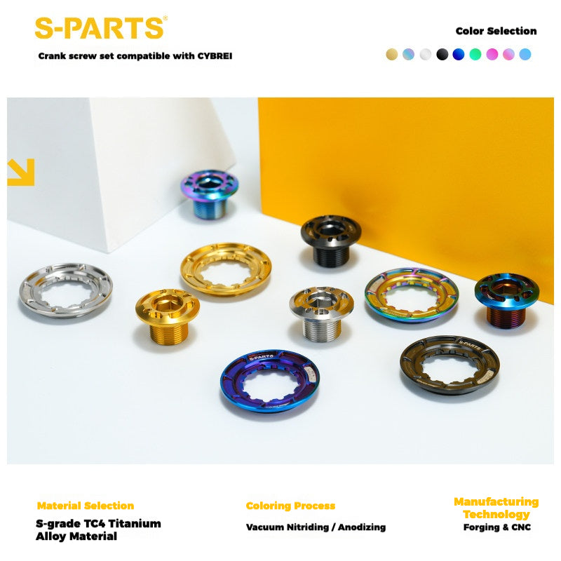 S-PARTS Titanium Crank Bolt Kit