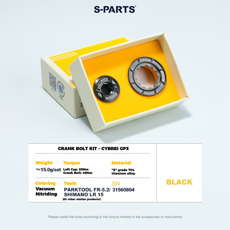 S-PARTS Titanium Crank Bolt Kit